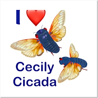 I love Cecily Cicada Posters and Art